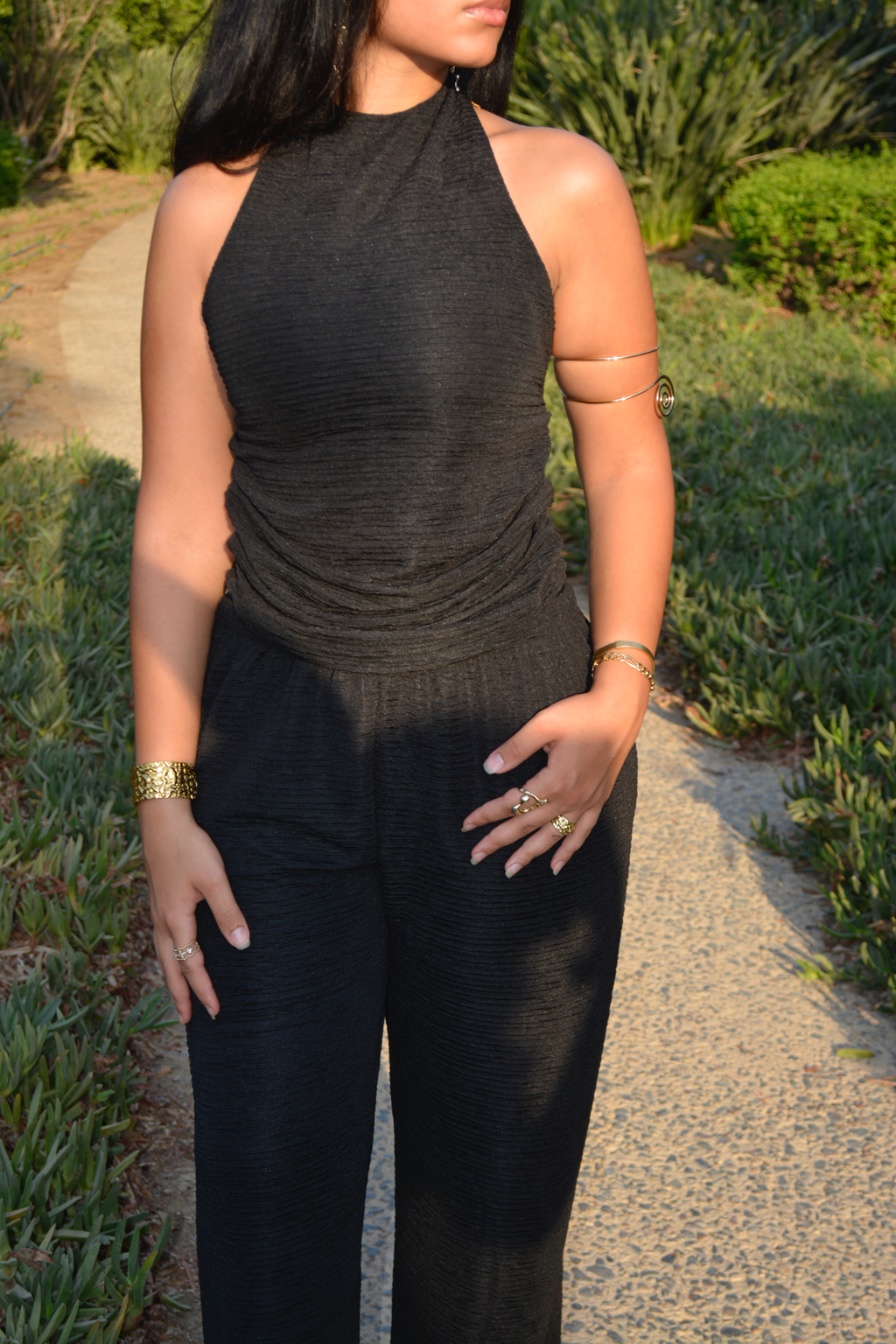 The Noir Luxe Co-ord (Top )