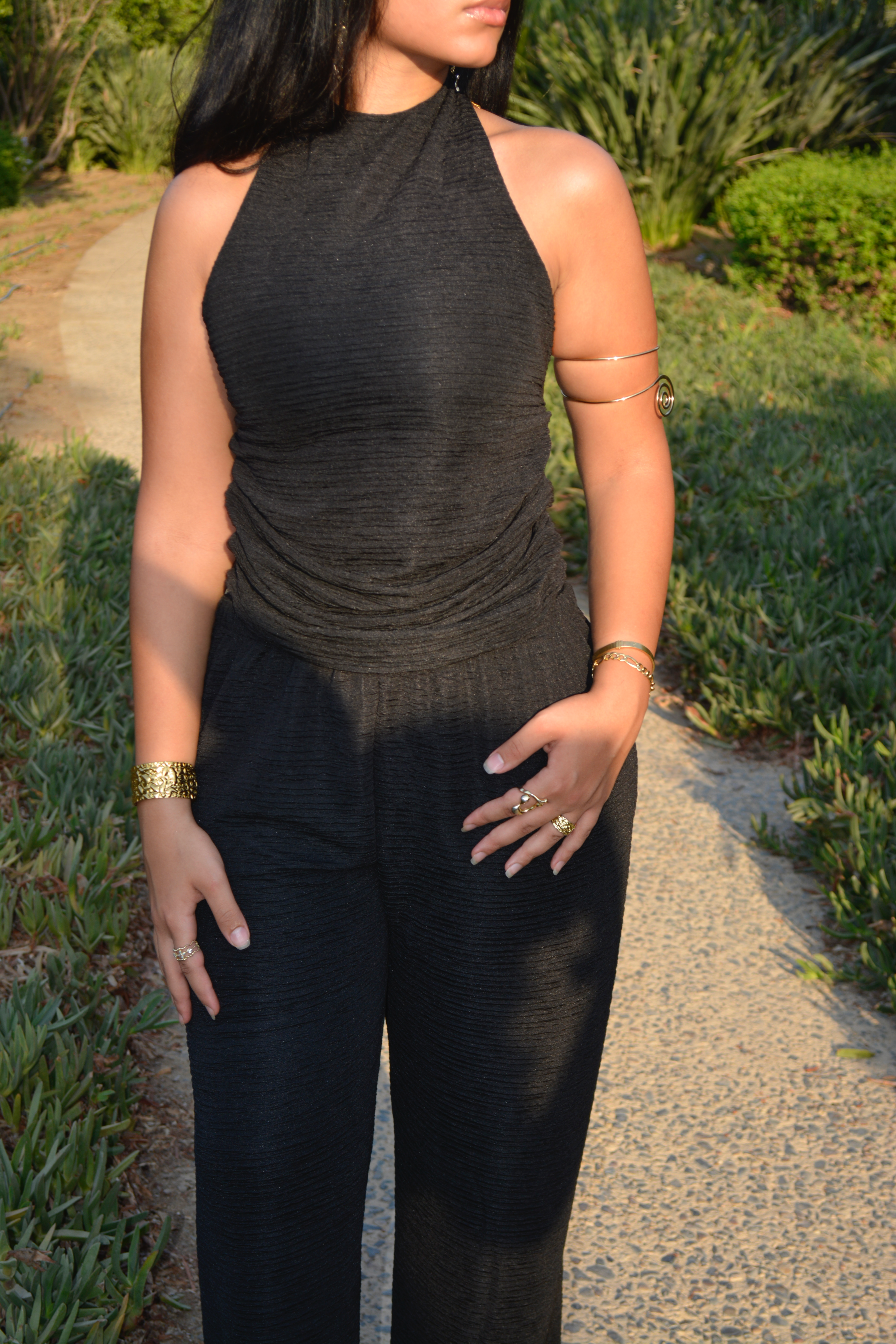 The Noir Luxe Co-ord (Top )