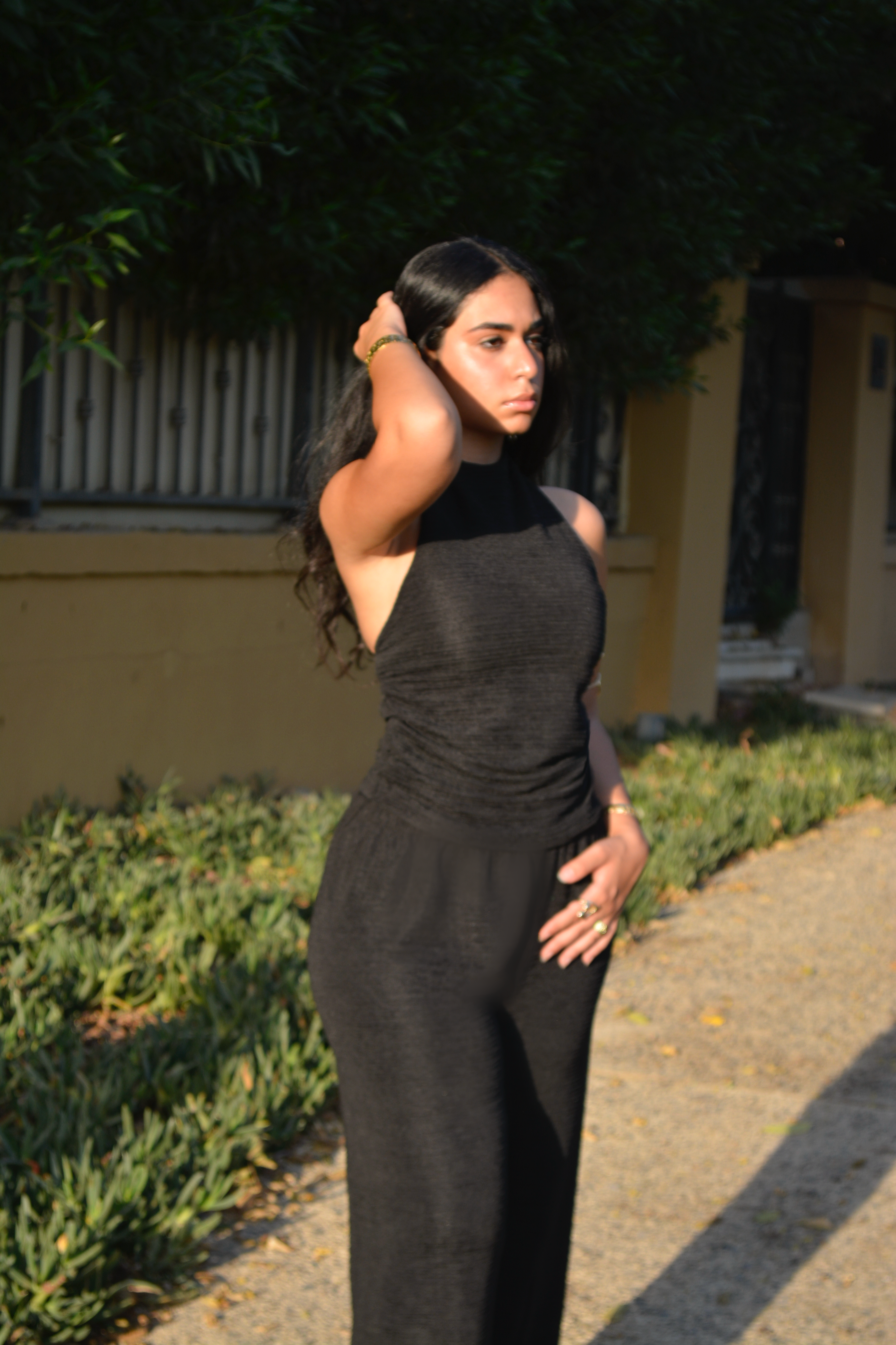 The Noir Luxe Co-ord (Top )